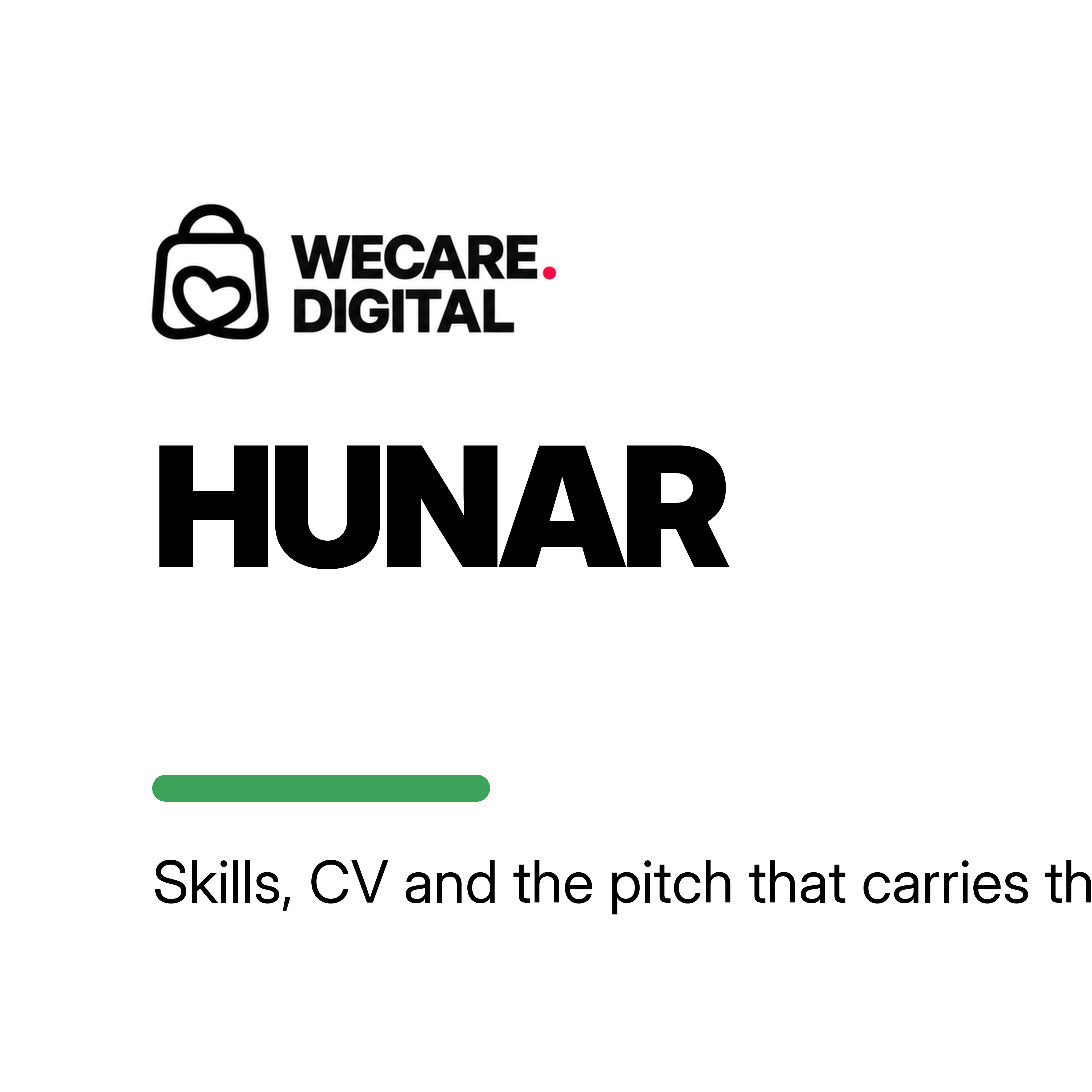 Hunar catalogue artwork